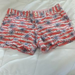 Lilly Pulitzer Firecracker shorts size 6